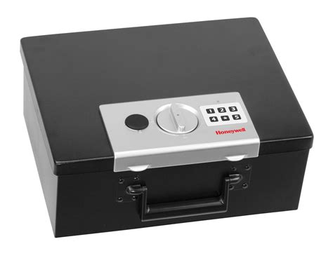 honeywell fire resistant digital steel security box|honeywell fireproof lock box.